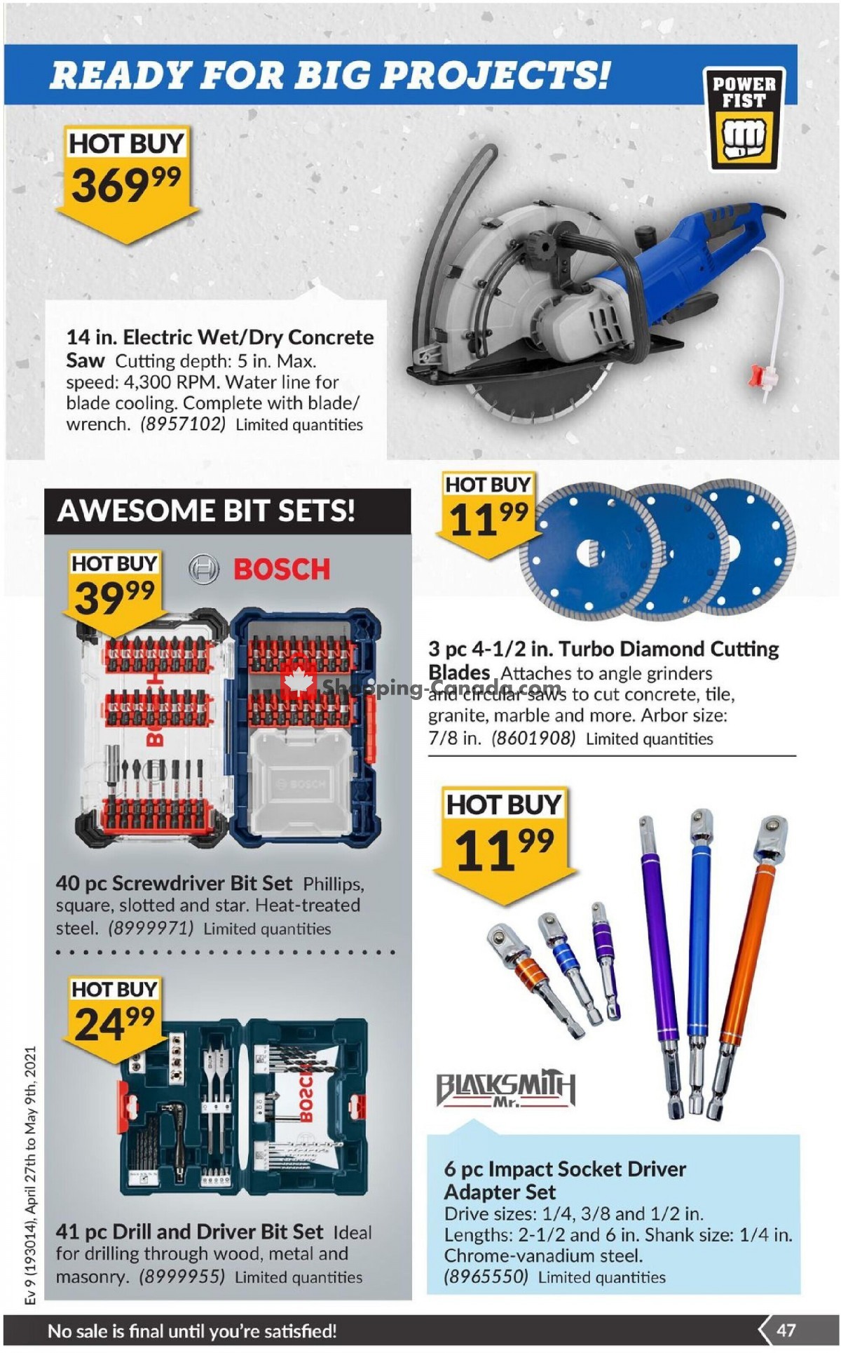 Princess Auto flyer from Tuesday April 27, 2021 to Sunday May 9, 2021 - page 54