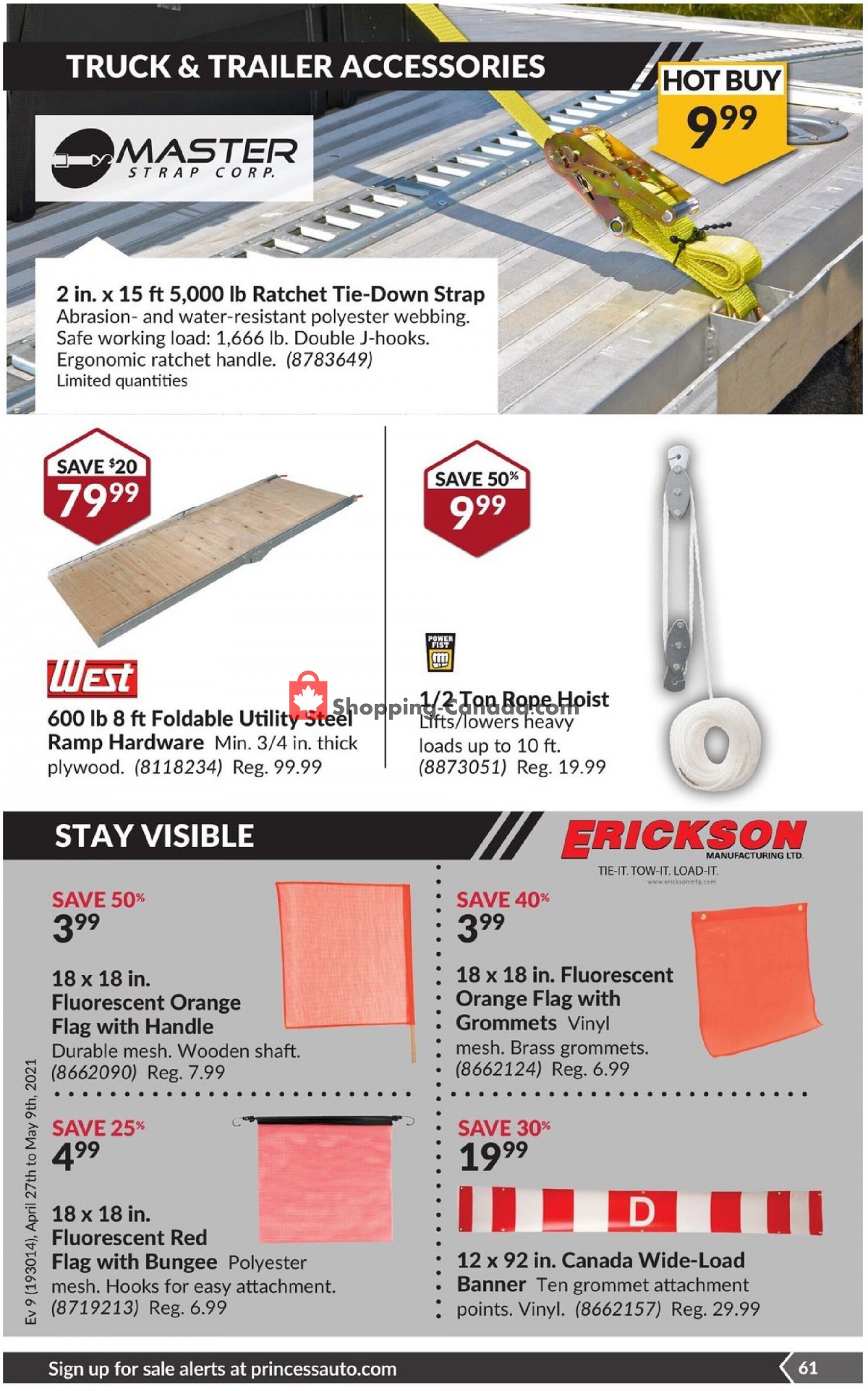 Princess Auto flyer from Tuesday April 27, 2021 to Sunday May 9, 2021 - page 68