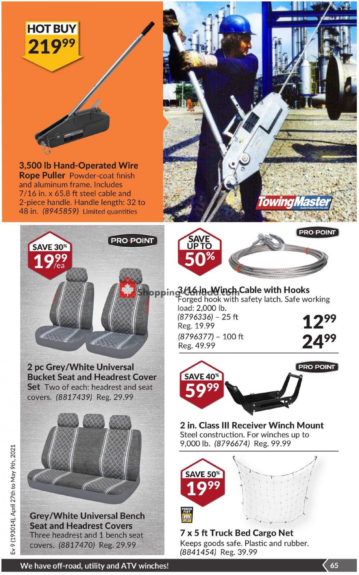 Princess Auto flyer from Tuesday April 27, 2021 to Sunday May 9, 2021 - page 72
