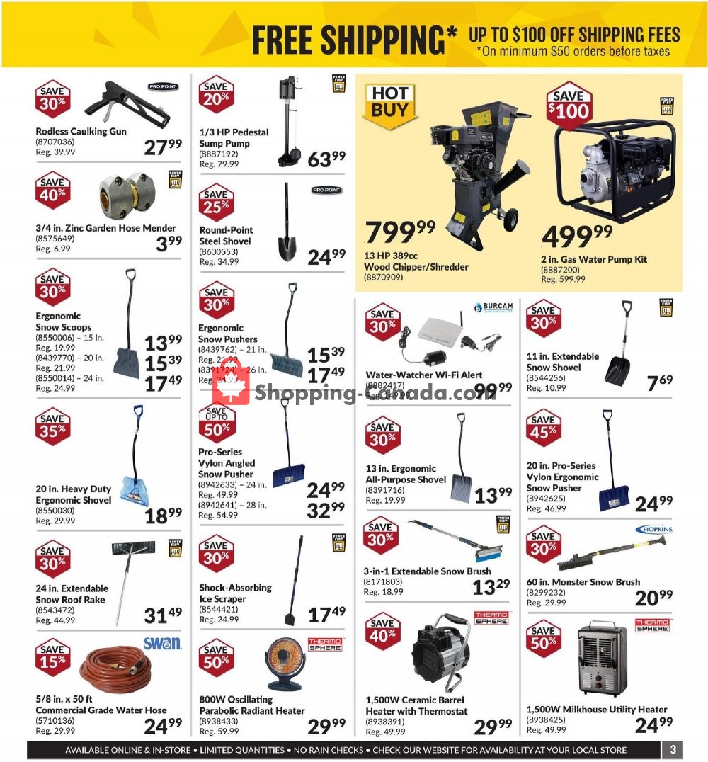 Princess Auto flyer from Monday January 11, 2021 to Sunday January 24, 2021 - page 3