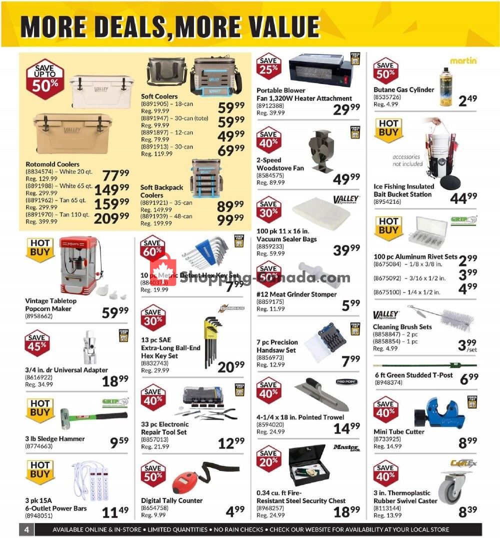 Princess Auto flyer from Monday January 11, 2021 to Sunday January 24, 2021 - page 4