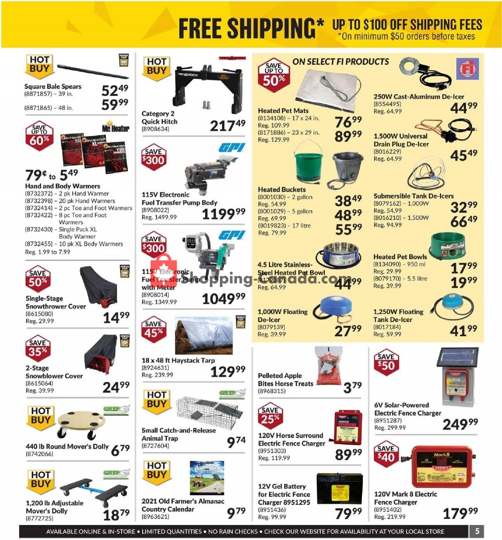 Princess Auto flyer from Monday January 11, 2021 to Sunday January 24, 2021 - page 5