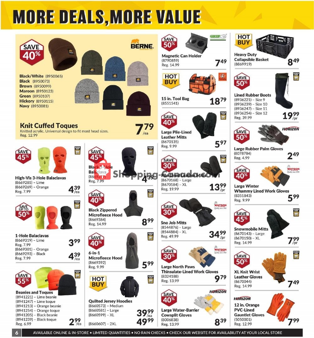 Princess Auto flyer from Monday January 11, 2021 to Sunday January 24, 2021 - page 6