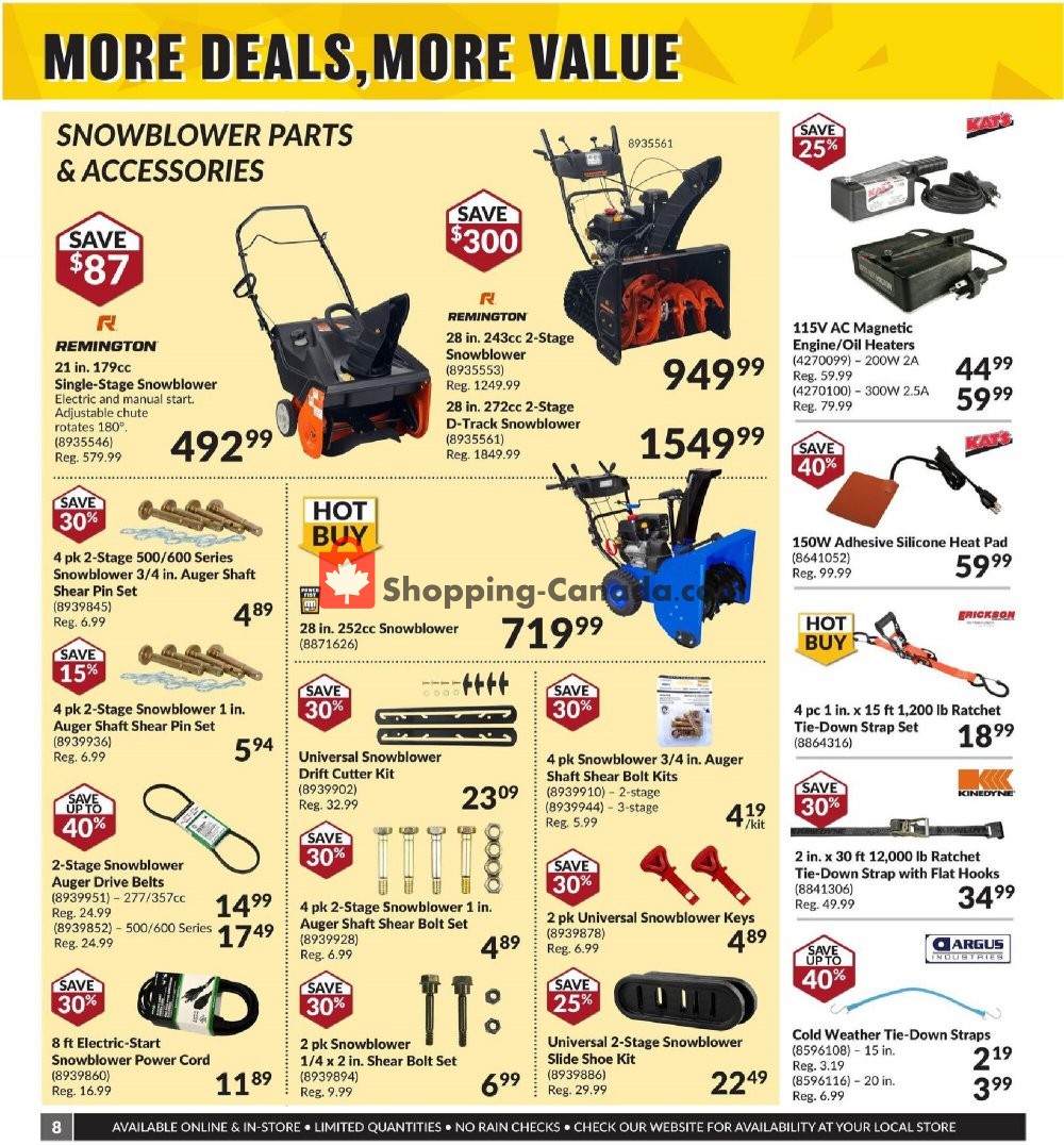 Princess Auto flyer from Monday January 11, 2021 to Sunday January 24, 2021 - page 8