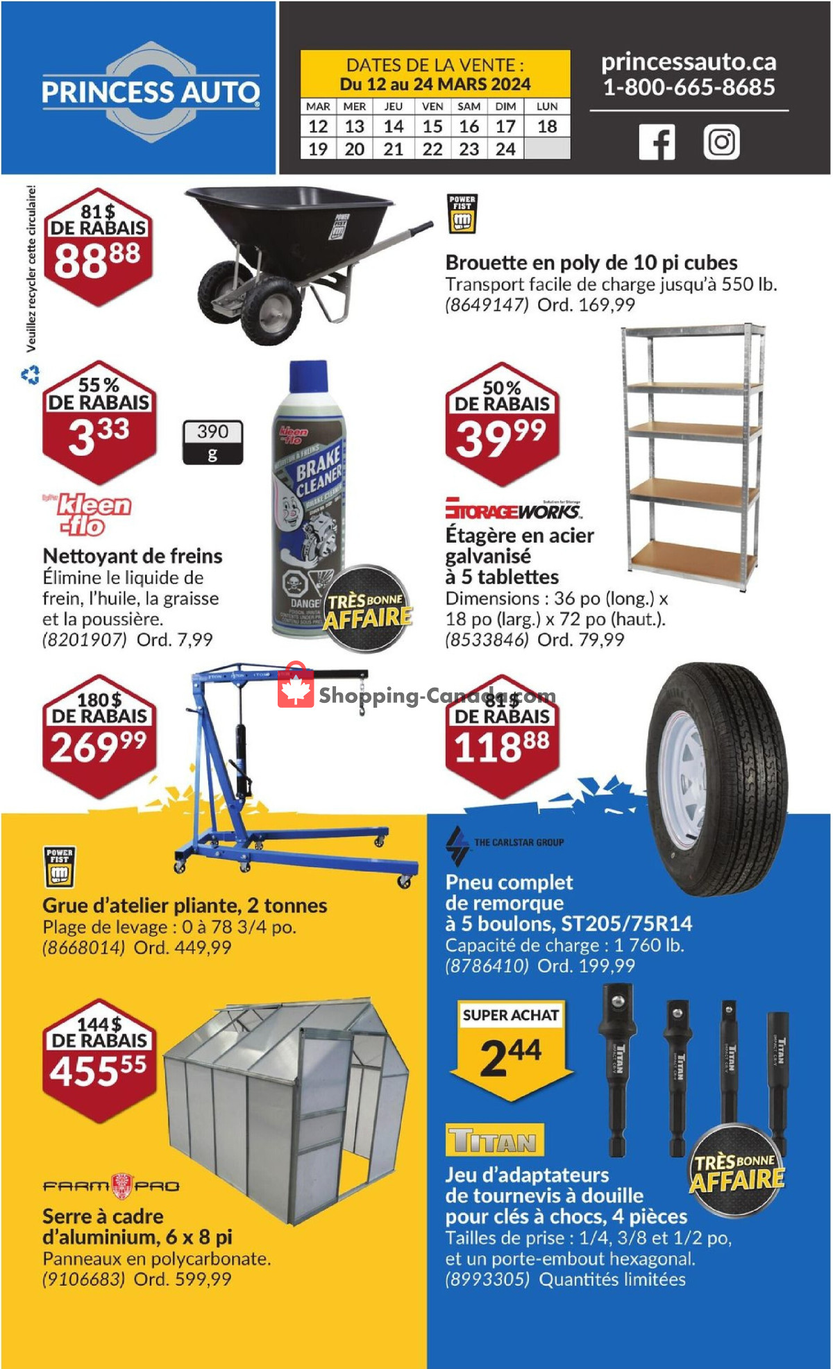 Princess Auto flyer from Tuesday March 12, 2024 to Sunday March 24, 2024 - page 2