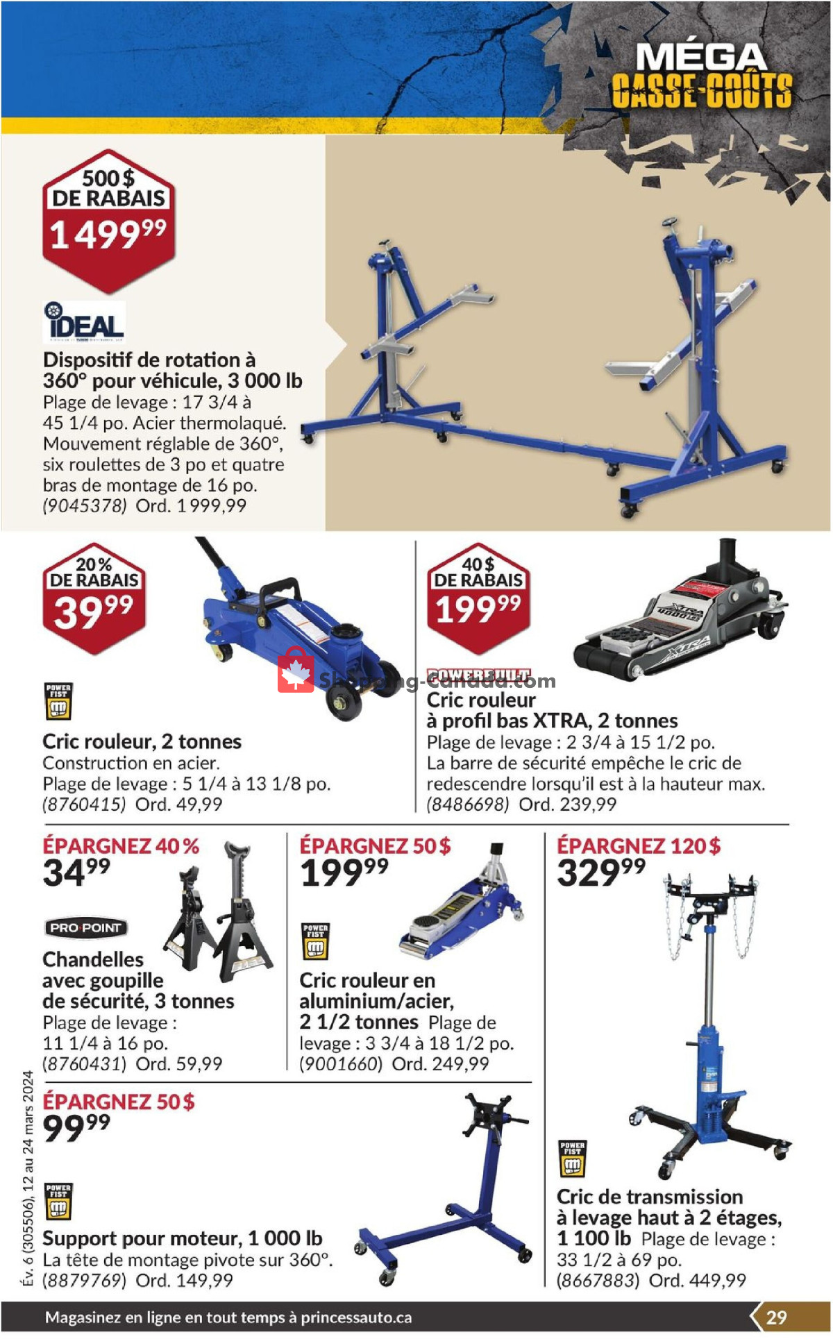 Princess Auto flyer from Tuesday March 12, 2024 to Sunday March 24, 2024 - page 34