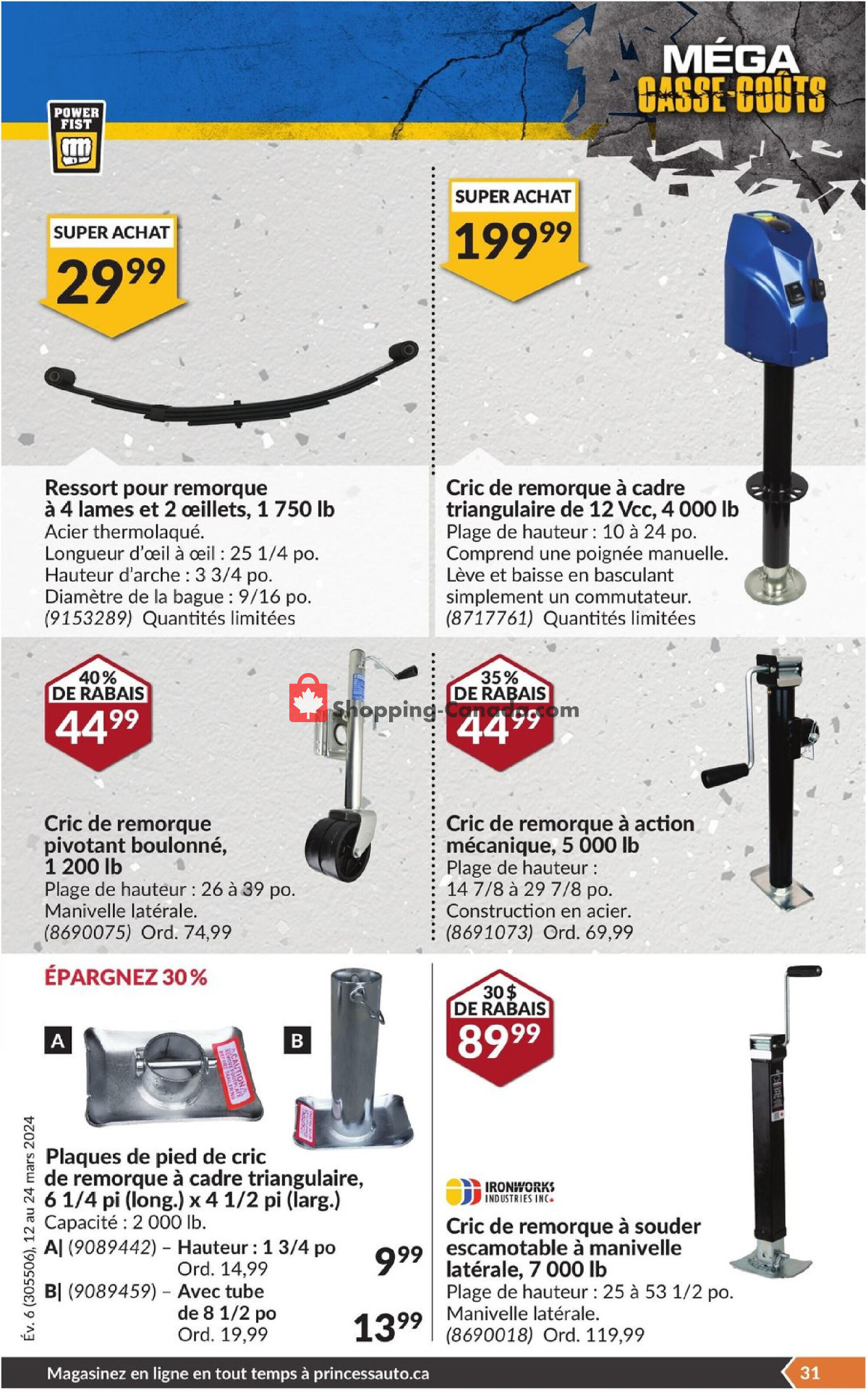 Princess Auto flyer from Tuesday March 12, 2024 to Sunday March 24, 2024 - page 36