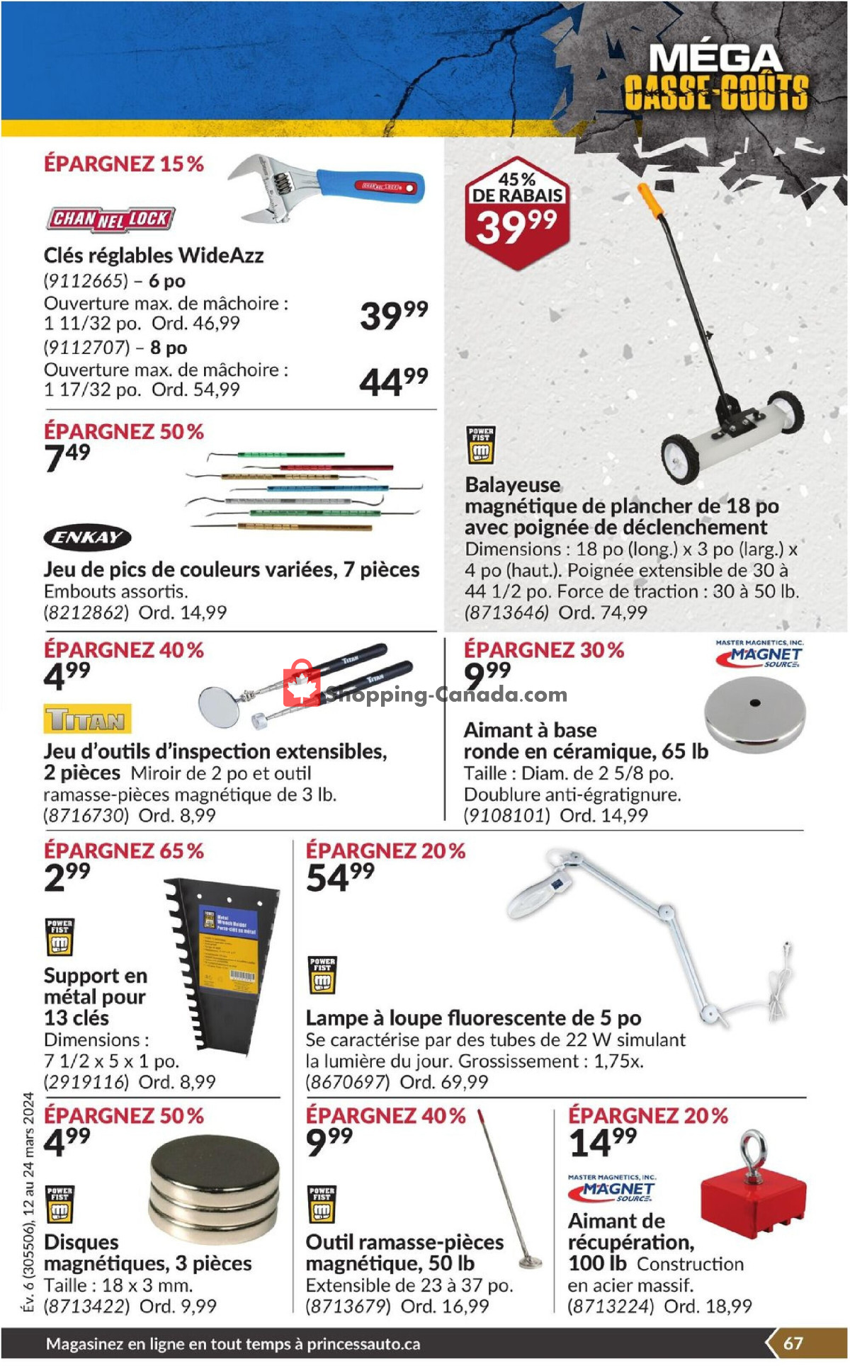 Princess Auto flyer from Tuesday March 12, 2024 to Sunday March 24, 2024 - page 72