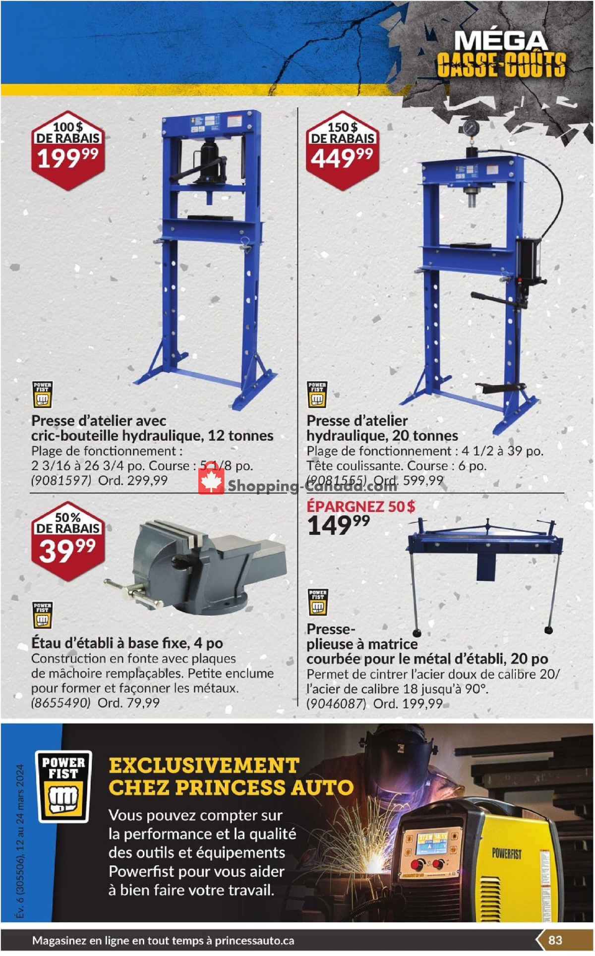 Princess Auto flyer from Tuesday March 12, 2024 to Sunday March 24, 2024 - page 88