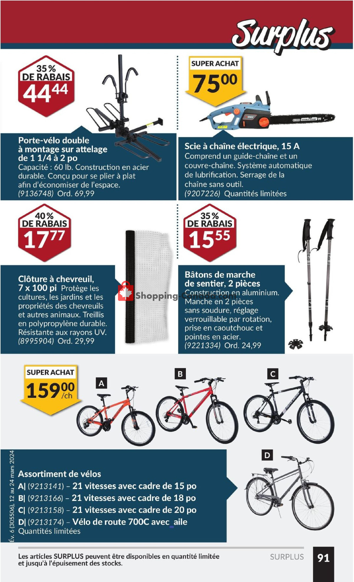 Princess Auto flyer from Tuesday March 12, 2024 to Sunday March 24, 2024 - page 96