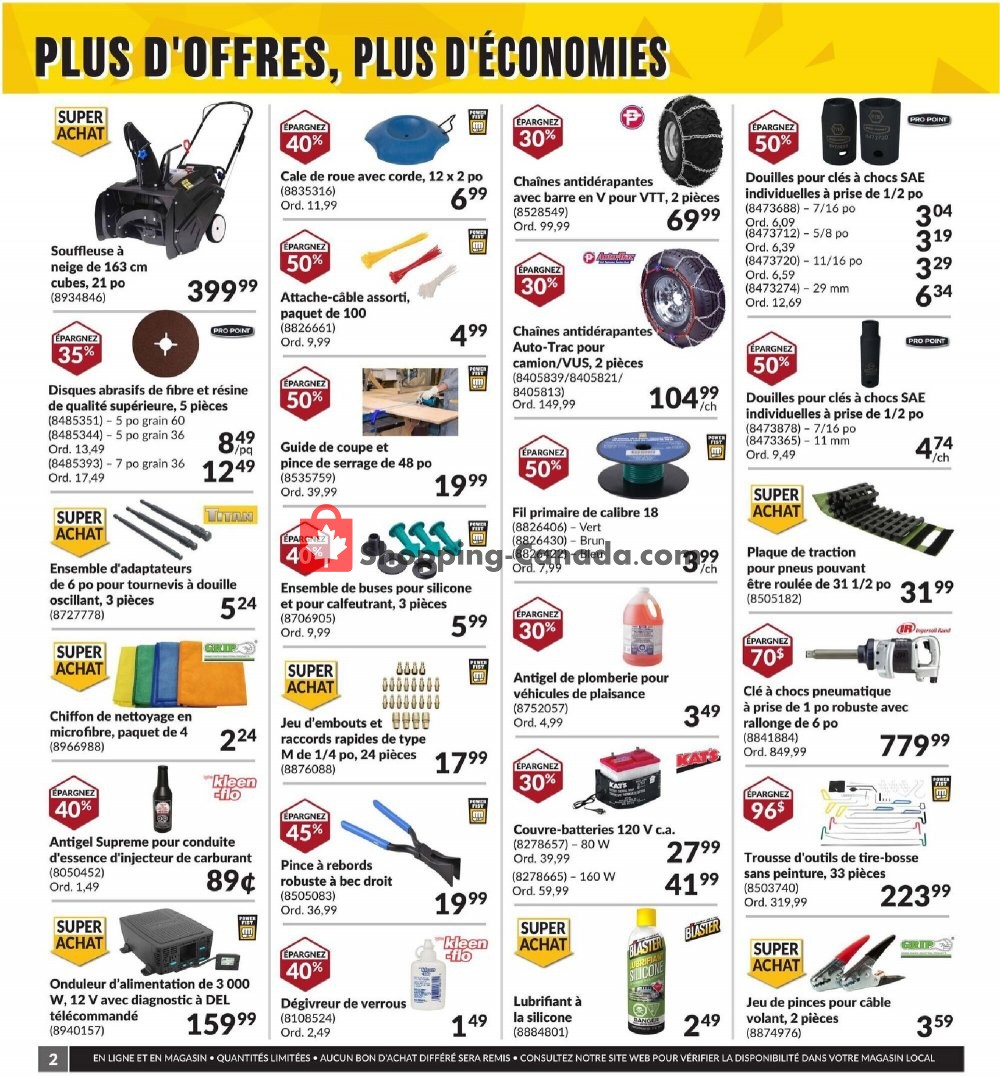 Princess Auto flyer from Monday January 11, 2021 to Sunday January 24, 2021 - page 2