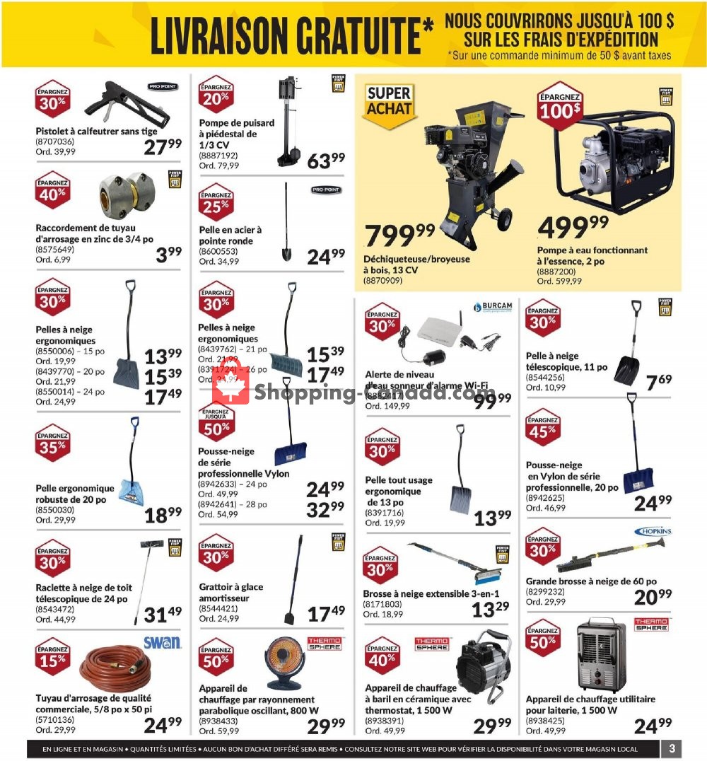 Princess Auto flyer from Monday January 11, 2021 to Sunday January 24, 2021 - page 3