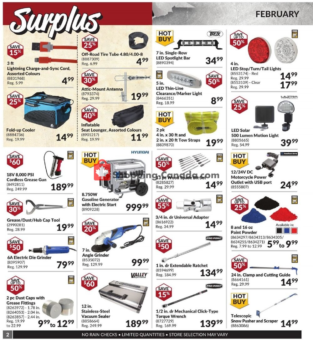 Princess Auto flyer from Saturday February 1, 2020 to Saturday February 29, 2020 - page 2