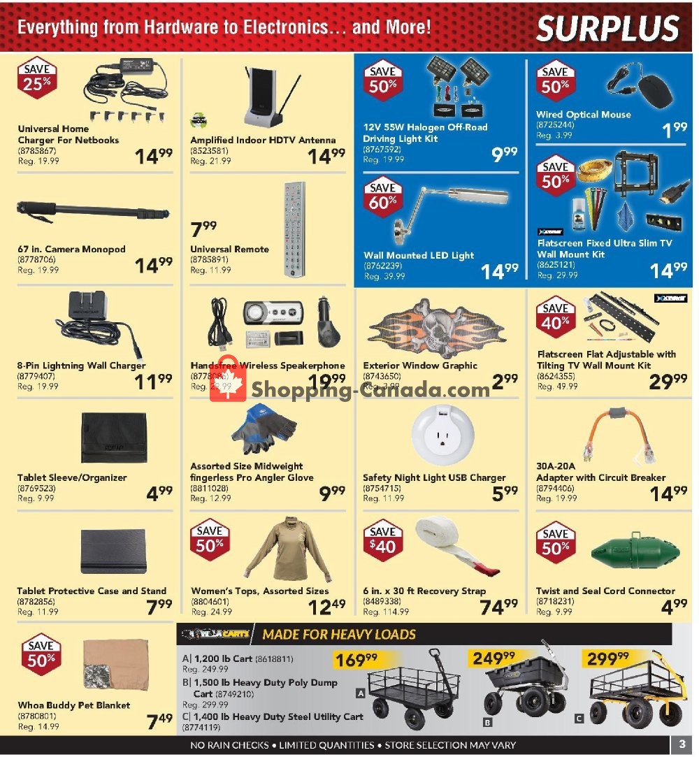 Princess Auto flyer from Tuesday January 1, 2019 to Thursday January 31, 2019 - page 3