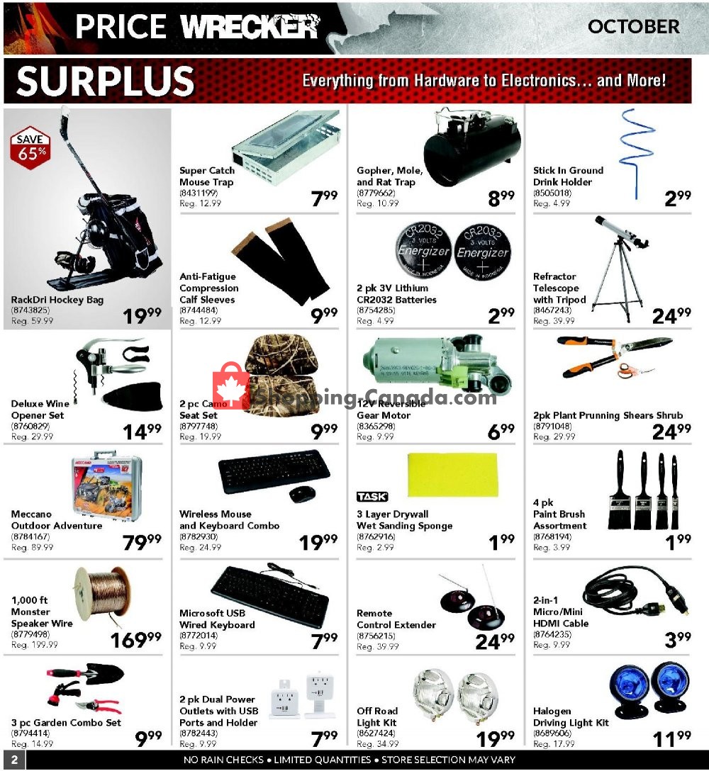 Princess Auto flyer from Monday October 1, 2018 to Wednesday October 31, 2018 - page 2