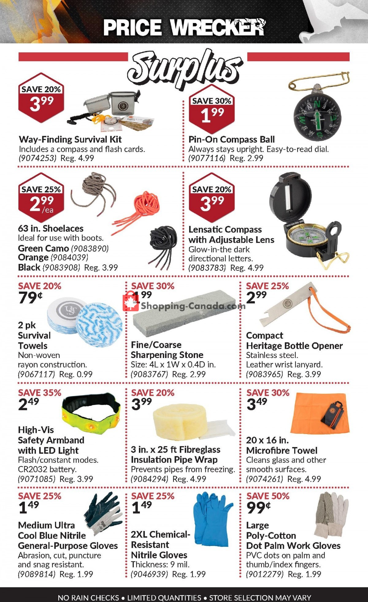 Princess Auto Canada, flyer (Price Wrecker ON) December 1