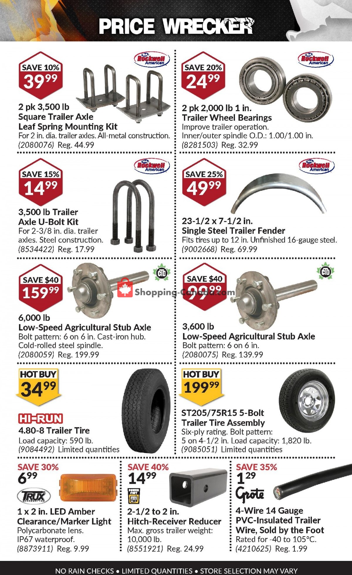 Princess Auto Canada, flyer (Price Wrecker ON) December 1 December 31, 2022 Shopping Canada