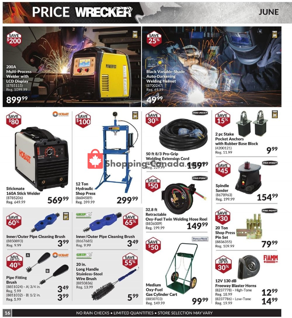 Princess Auto flyer from Monday June 1, 2020 to Tuesday June 30, 2020 - page 16