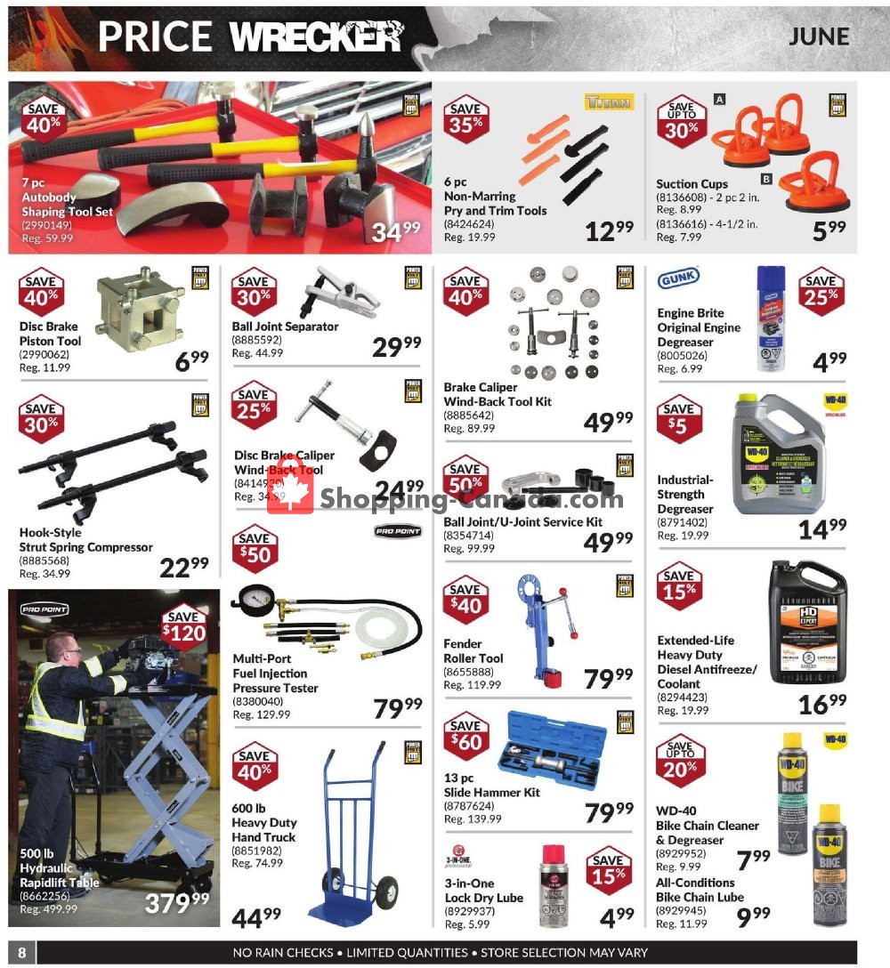 Princess Auto flyer from Monday June 1, 2020 to Tuesday June 30, 2020 - page 8