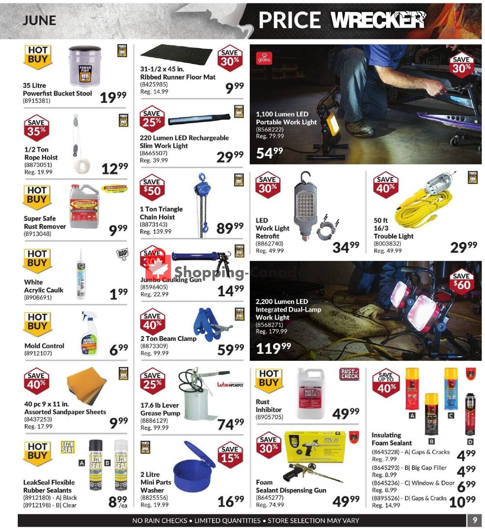 Princess Auto flyer from Monday June 1, 2020 to Tuesday June 30, 2020 - page 9
