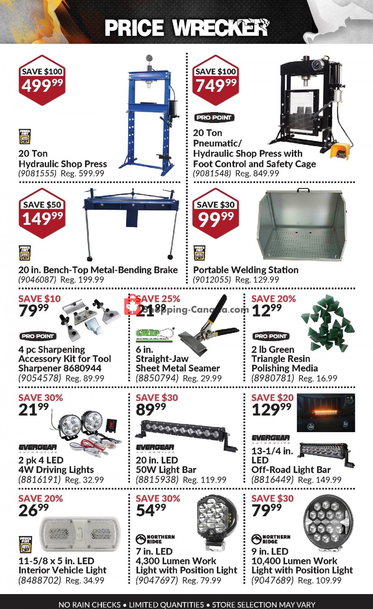 Princess Auto Canada, flyer (Price Wrecker ON) May 1 May 31, 2023 Shopping Canada