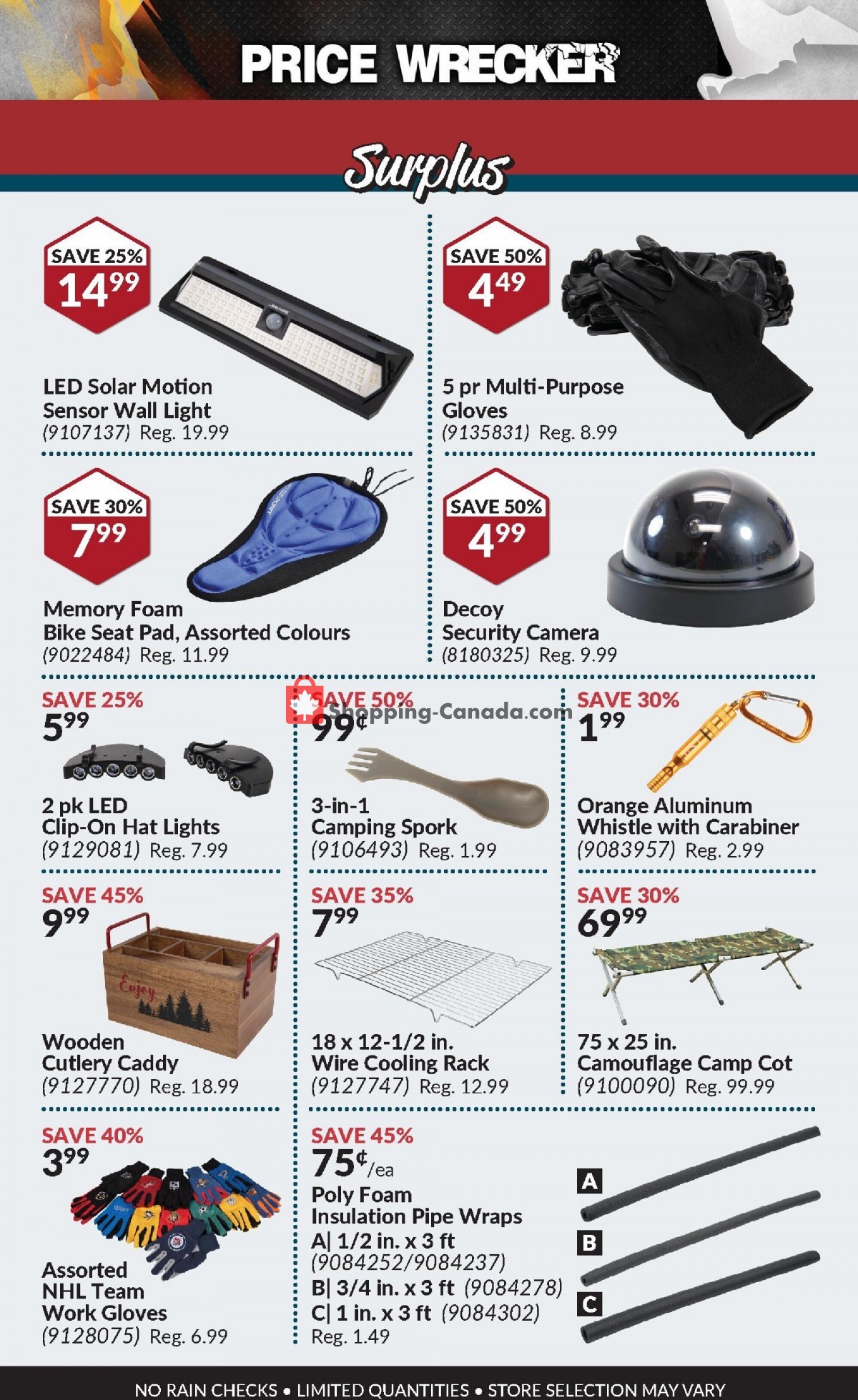 Princess Auto Canada, flyer (Price Wrecker ON) May 1 May 31