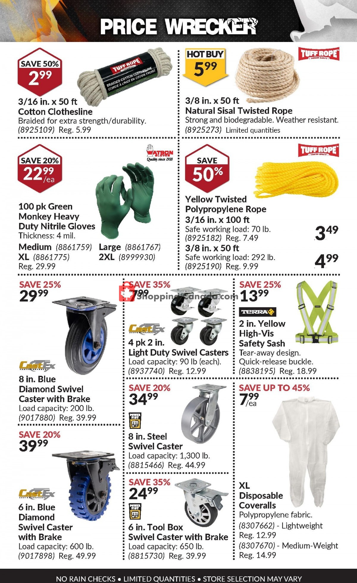 Princess Auto Canada, flyer (Price Wrecker ON) November 1