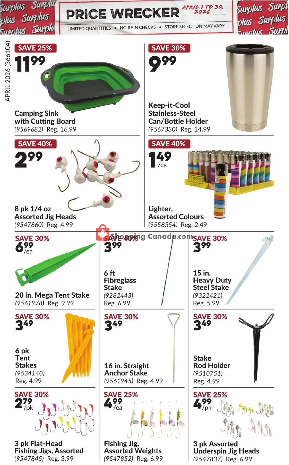 Princess Auto flyer from Wednesday April 1, 2026 to Thursday April 30, 2026 - page 13