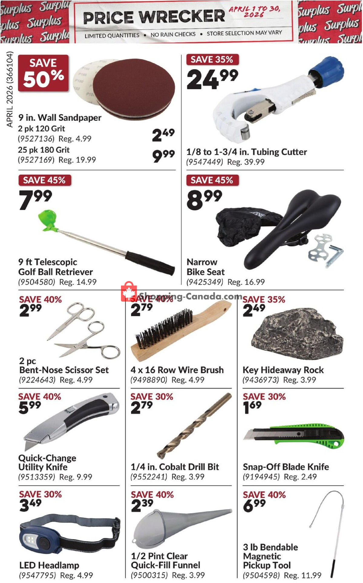 Princess Auto flyer from Wednesday April 1, 2026 to Thursday April 30, 2026 - page 16