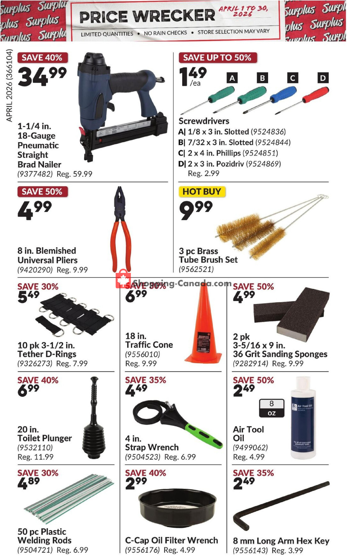 Princess Auto flyer from Wednesday April 1, 2026 to Thursday April 30, 2026 - page 18