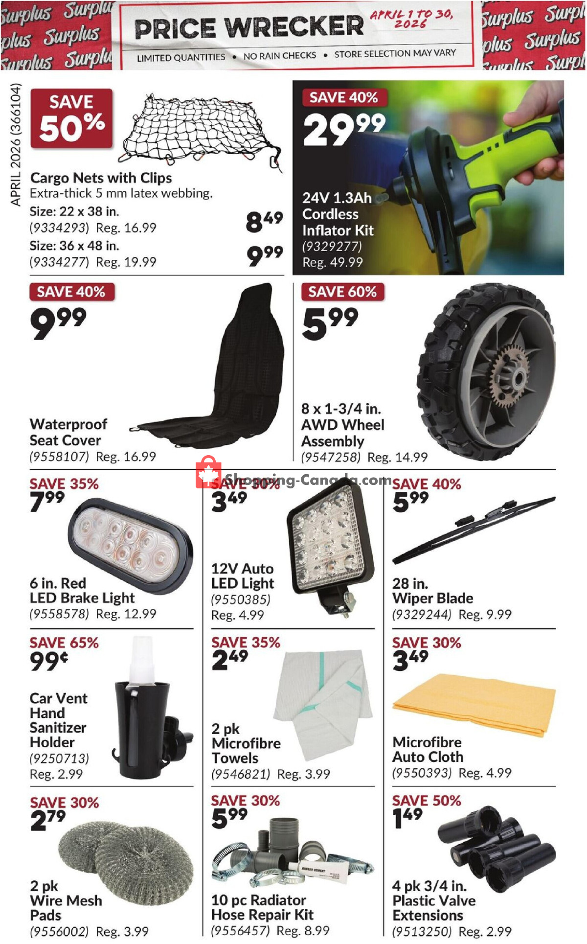 Princess Auto flyer from Wednesday April 1, 2026 to Thursday April 30, 2026 - page 2