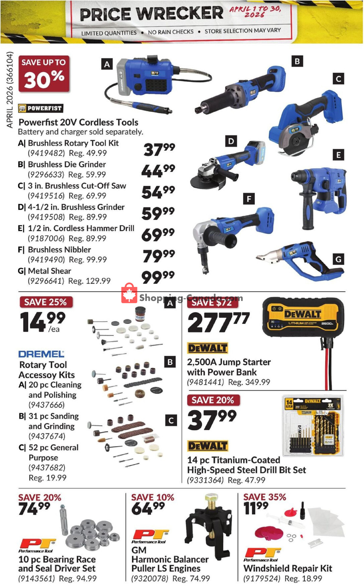 Princess Auto flyer from Wednesday April 1, 2026 to Thursday April 30, 2026 - page 22