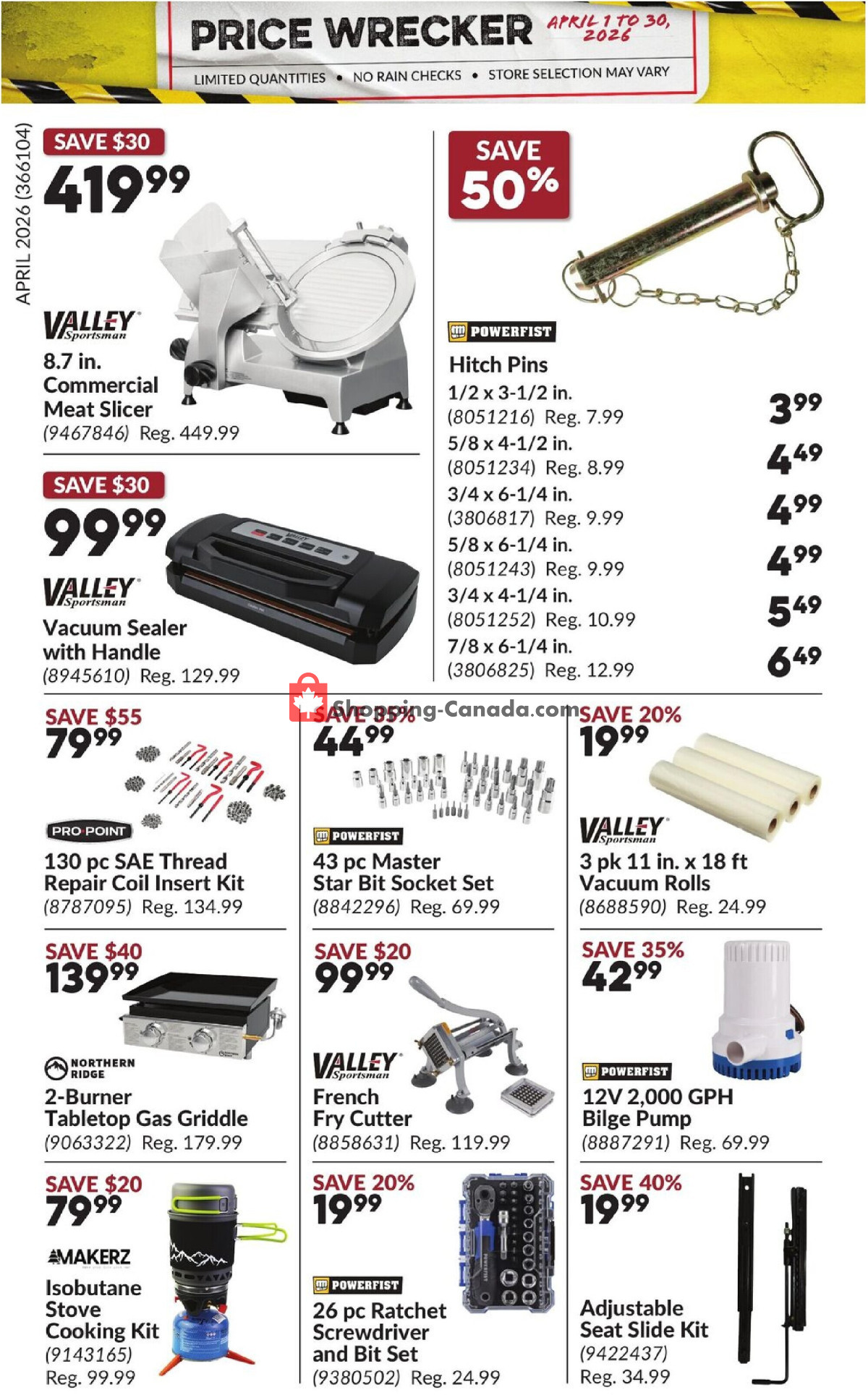 Princess Auto flyer from Wednesday April 1, 2026 to Thursday April 30, 2026 - page 27
