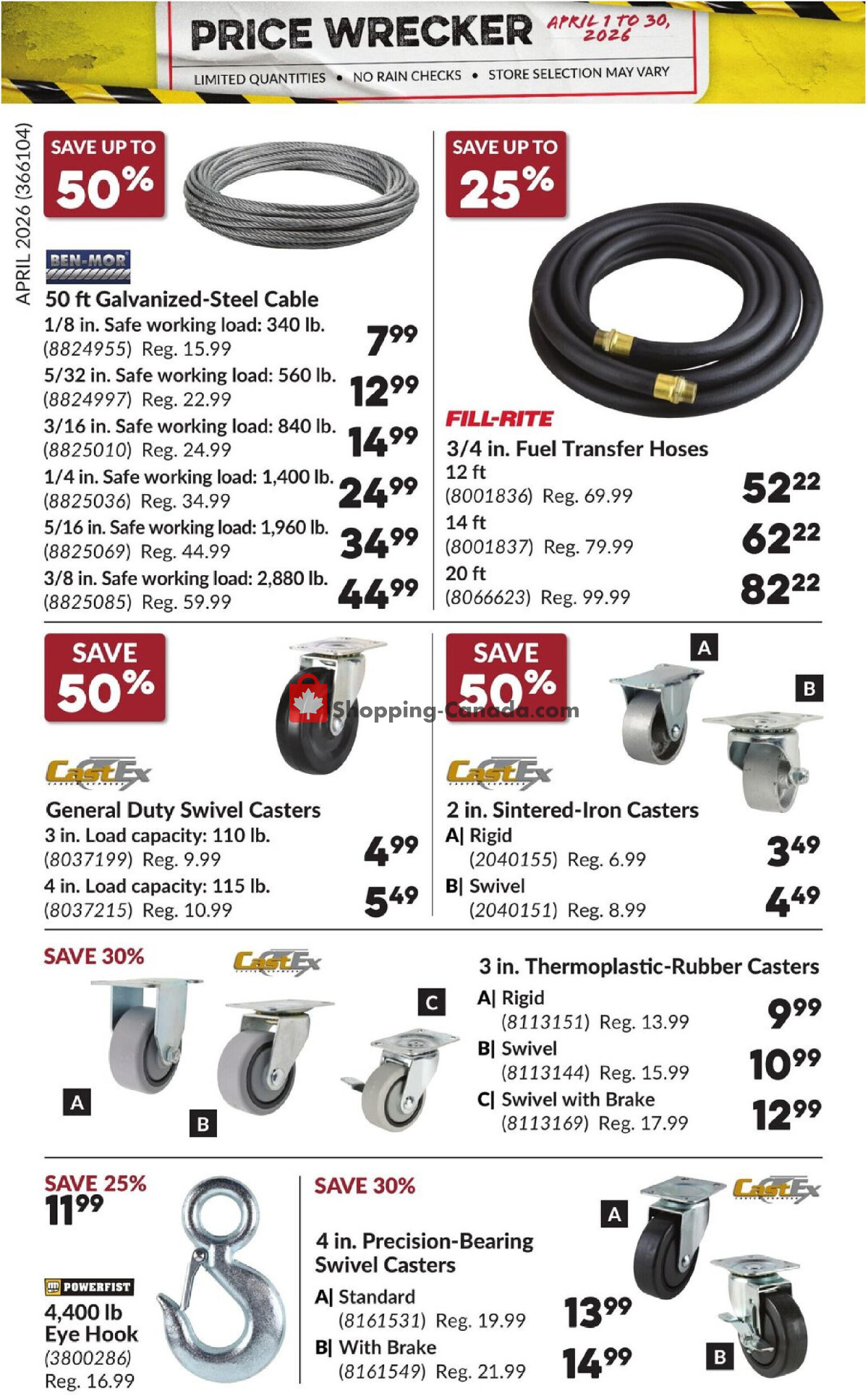 Princess Auto flyer from Wednesday April 1, 2026 to Thursday April 30, 2026 - page 28