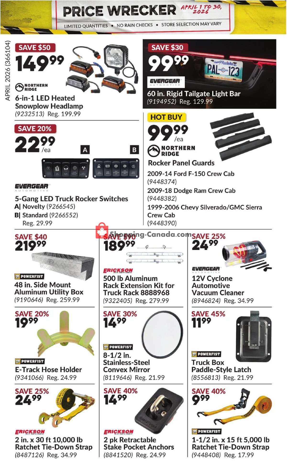 Princess Auto flyer from Wednesday April 1, 2026 to Thursday April 30, 2026 - page 30