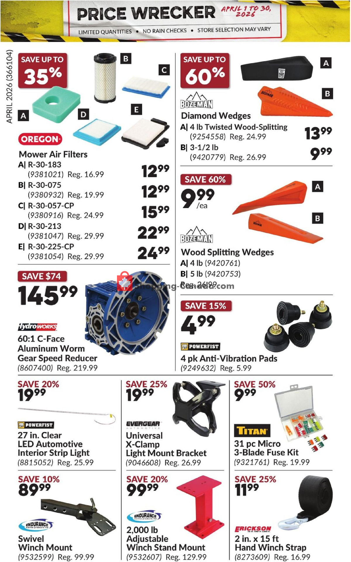 Princess Auto flyer from Wednesday April 1, 2026 to Thursday April 30, 2026 - page 31