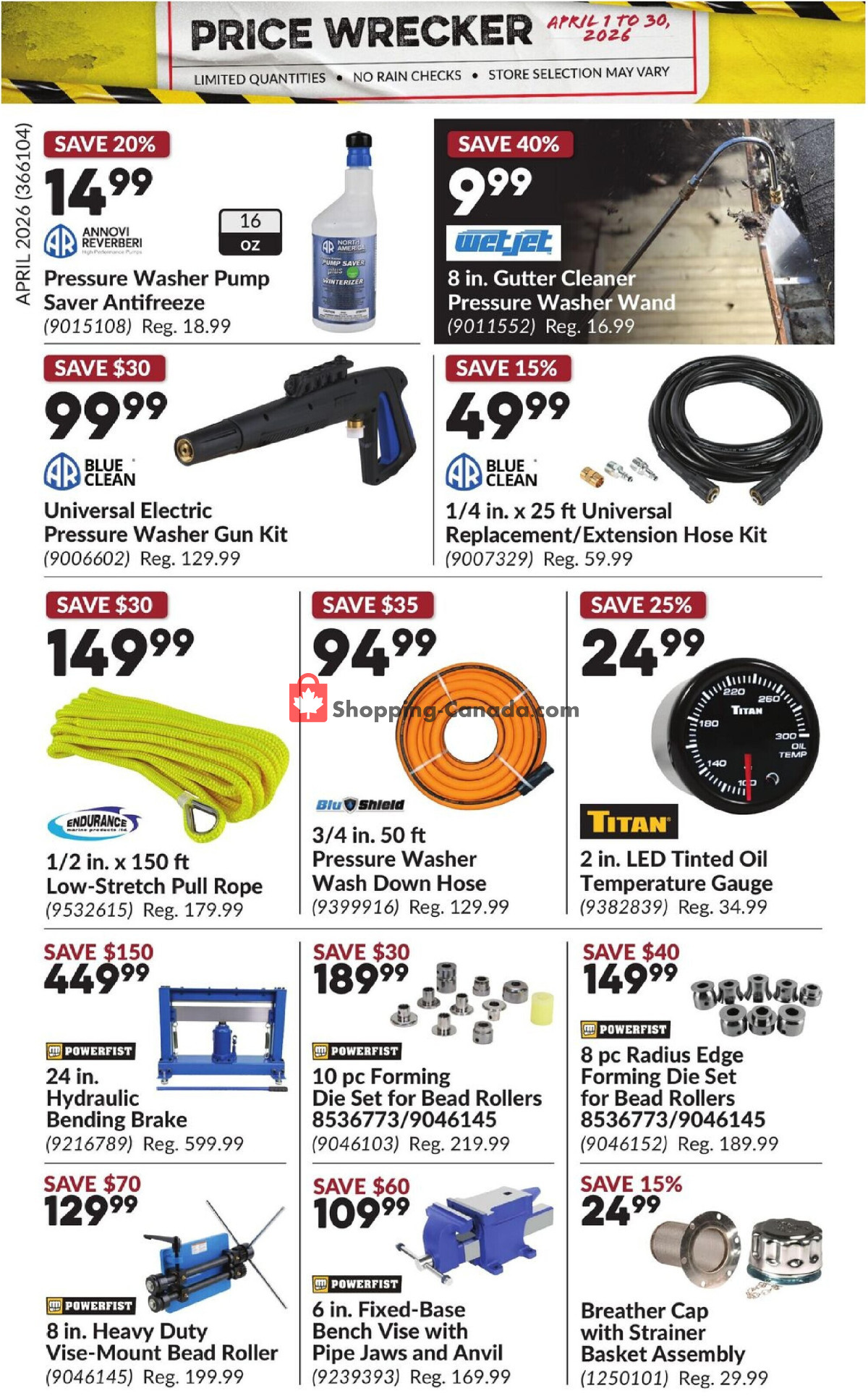 Princess Auto flyer from Wednesday April 1, 2026 to Thursday April 30, 2026 - page 32