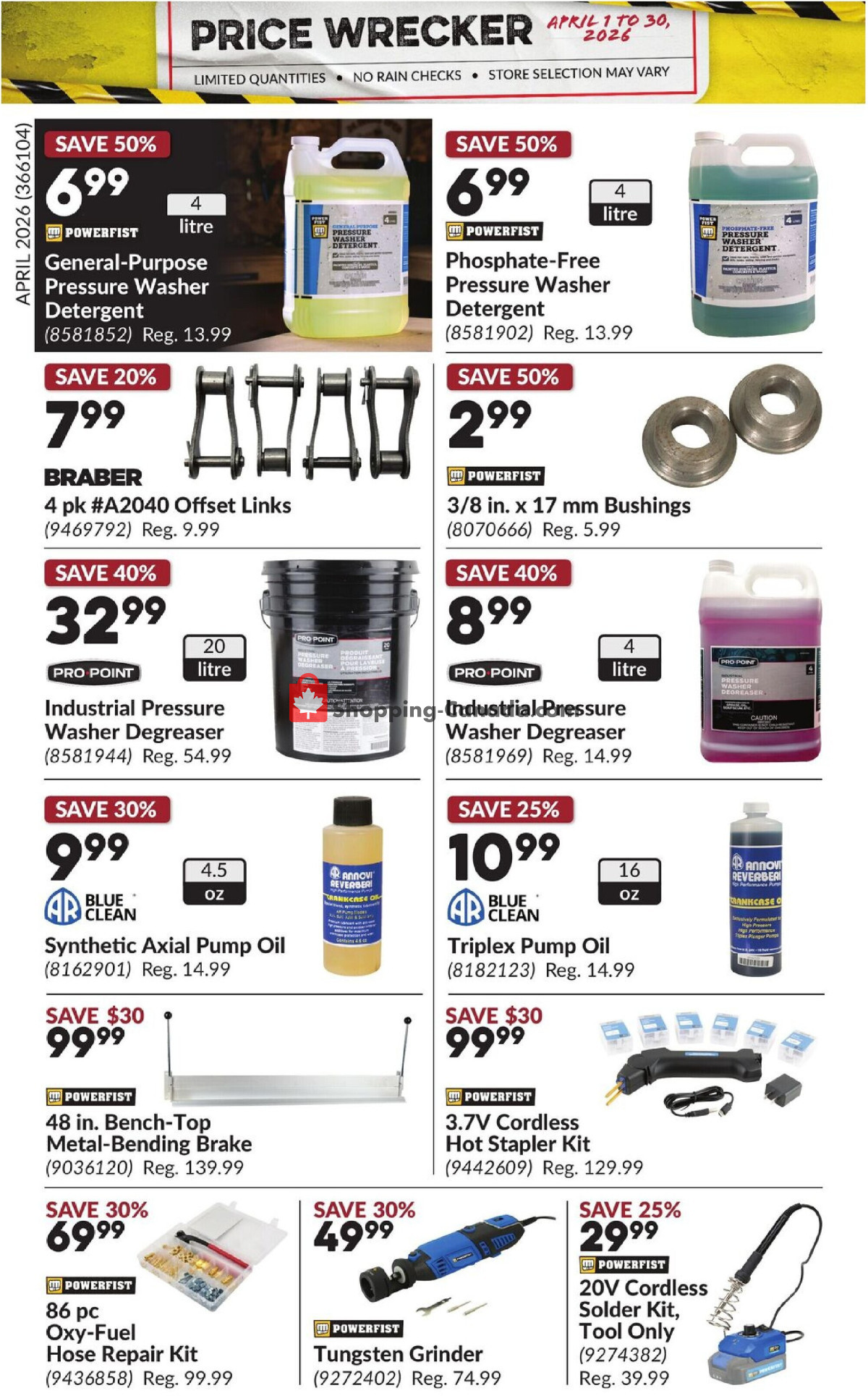 Princess Auto flyer from Wednesday April 1, 2026 to Thursday April 30, 2026 - page 33