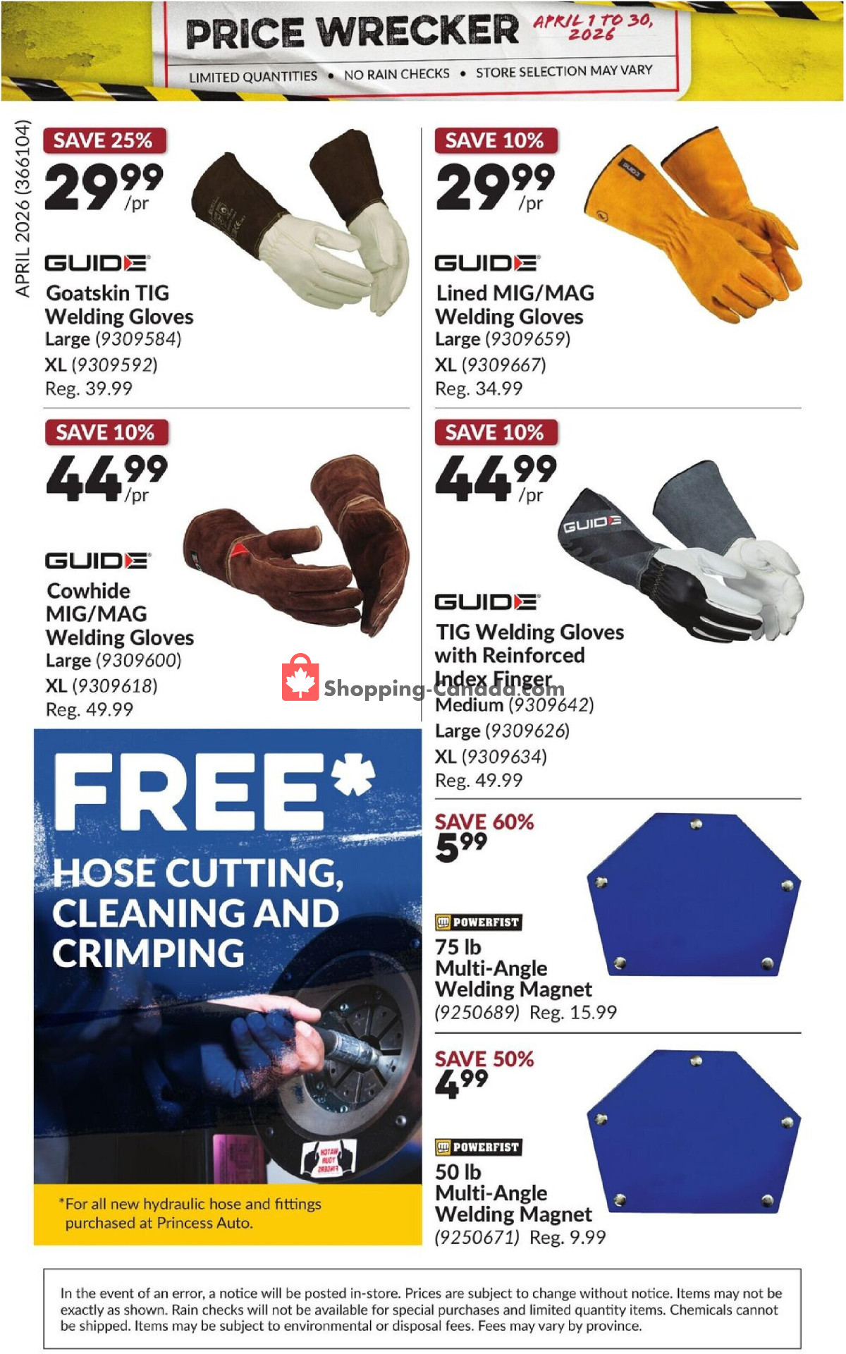 Princess Auto flyer from Wednesday April 1, 2026 to Thursday April 30, 2026 - page 35