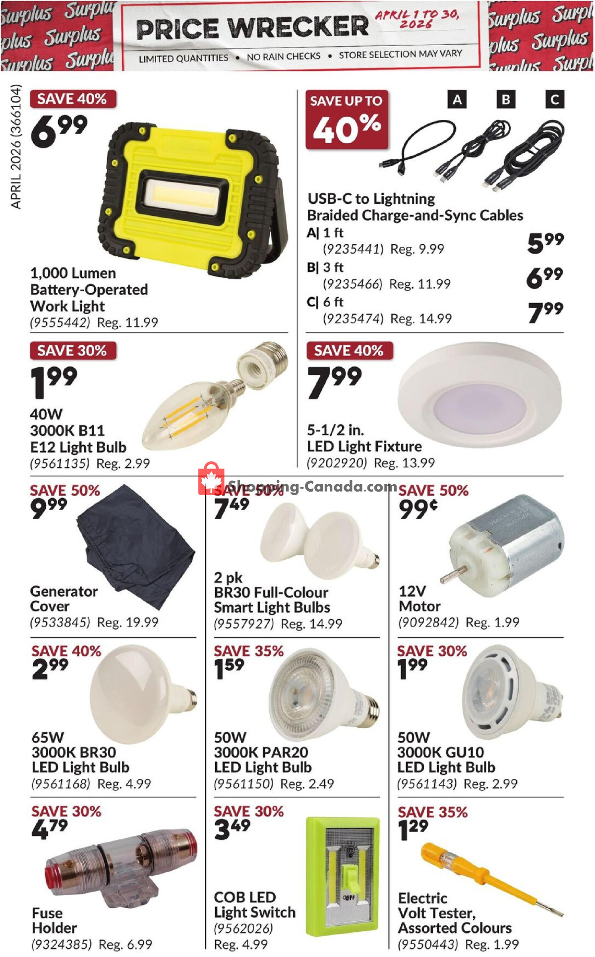 Princess Auto flyer from Wednesday April 1, 2026 to Thursday April 30, 2026 - page 4