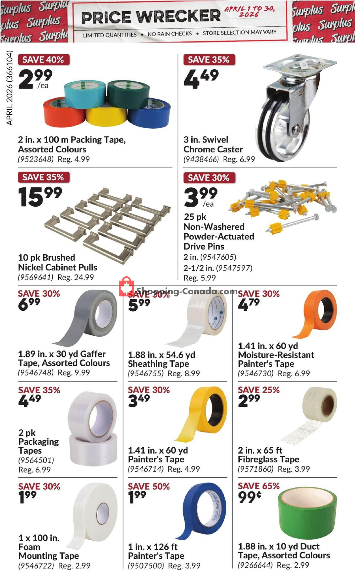 Princess Auto flyer from Wednesday April 1, 2026 to Thursday April 30, 2026 - page 6