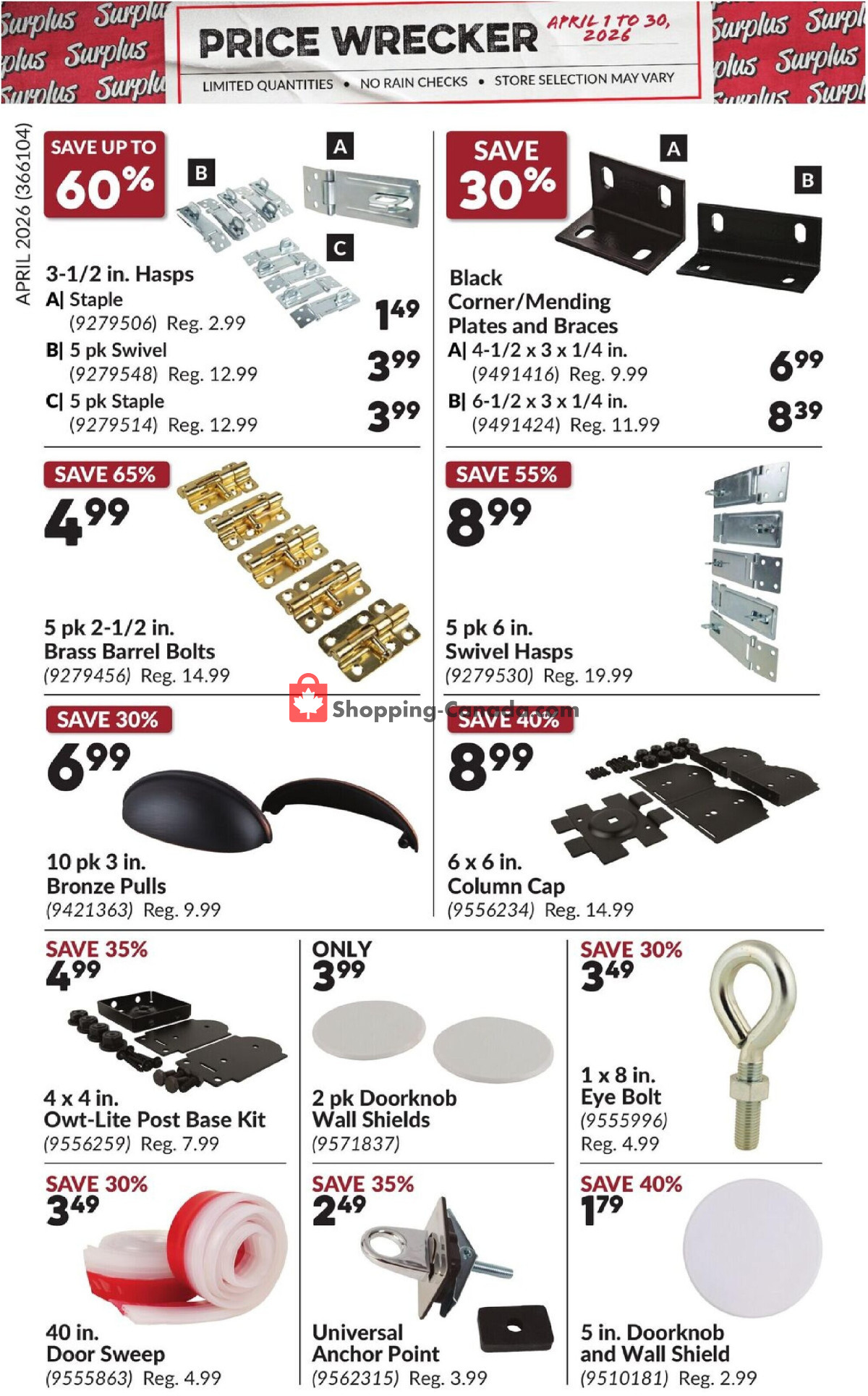 Princess Auto flyer from Wednesday April 1, 2026 to Thursday April 30, 2026 - page 7