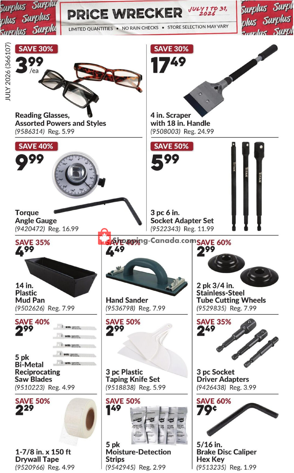 Princess Auto flyer from Wednesday July 1, 2026 to Friday July 31, 2026 - page 13