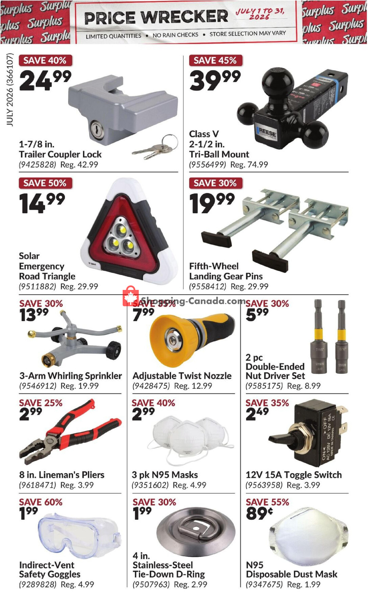 Princess Auto flyer from Wednesday July 1, 2026 to Friday July 31, 2026 - page 15