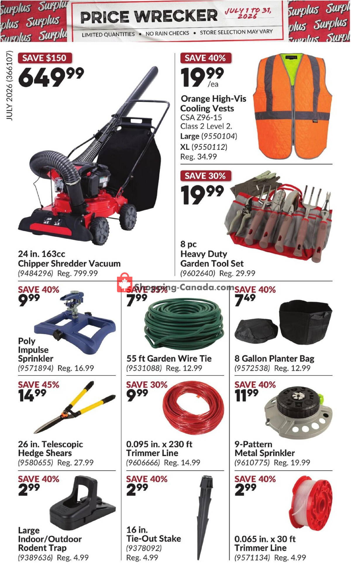 Princess Auto flyer from Wednesday July 1, 2026 to Friday July 31, 2026 - page 16