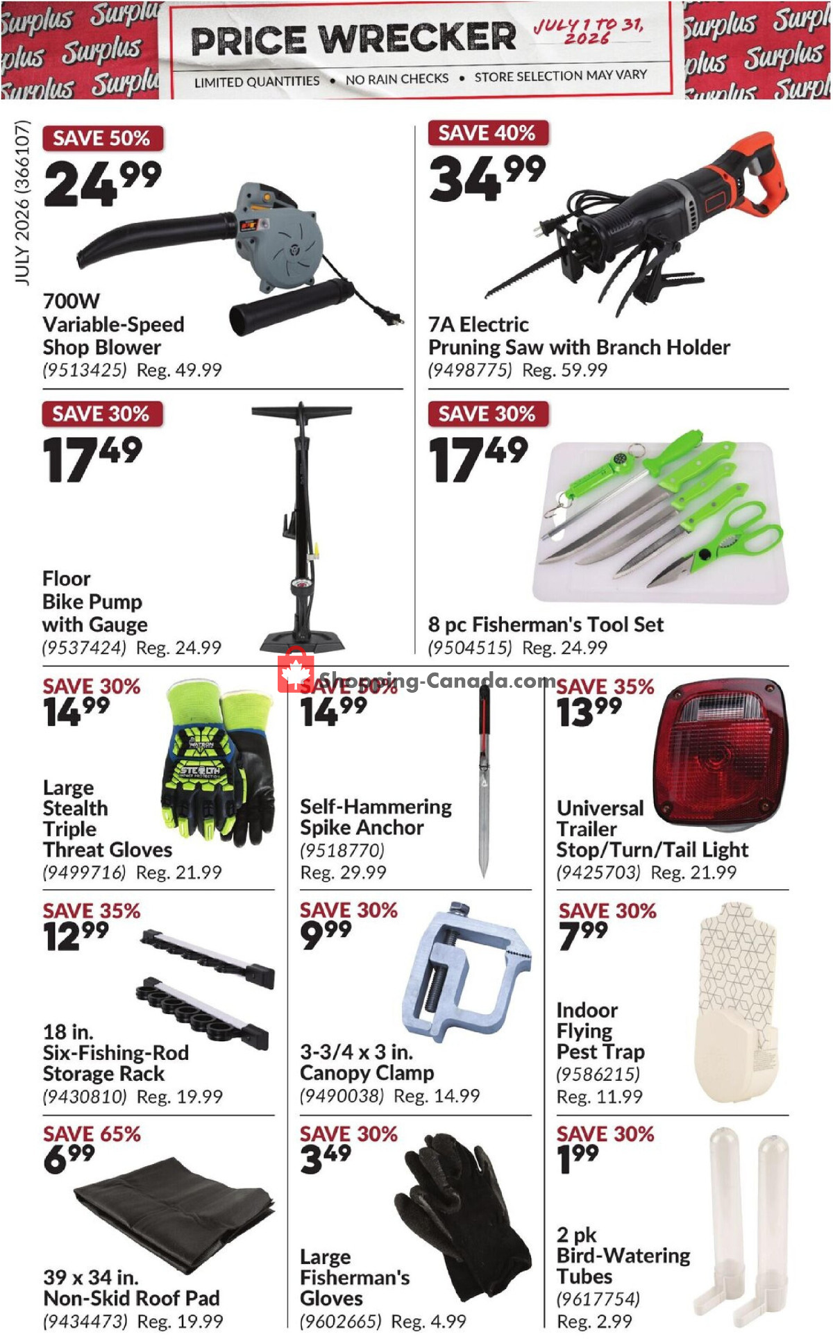 Princess Auto flyer from Wednesday July 1, 2026 to Friday July 31, 2026 - page 17