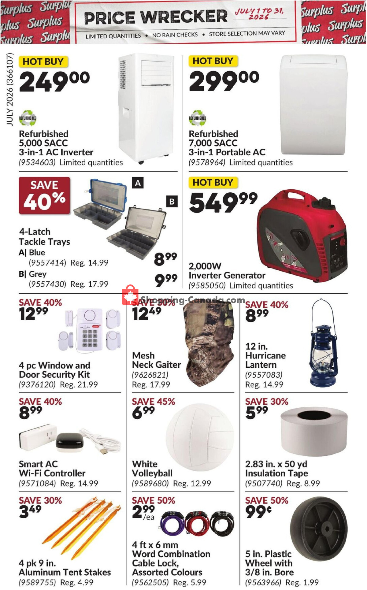 Princess Auto flyer from Wednesday July 1, 2026 to Friday July 31, 2026 - page 19