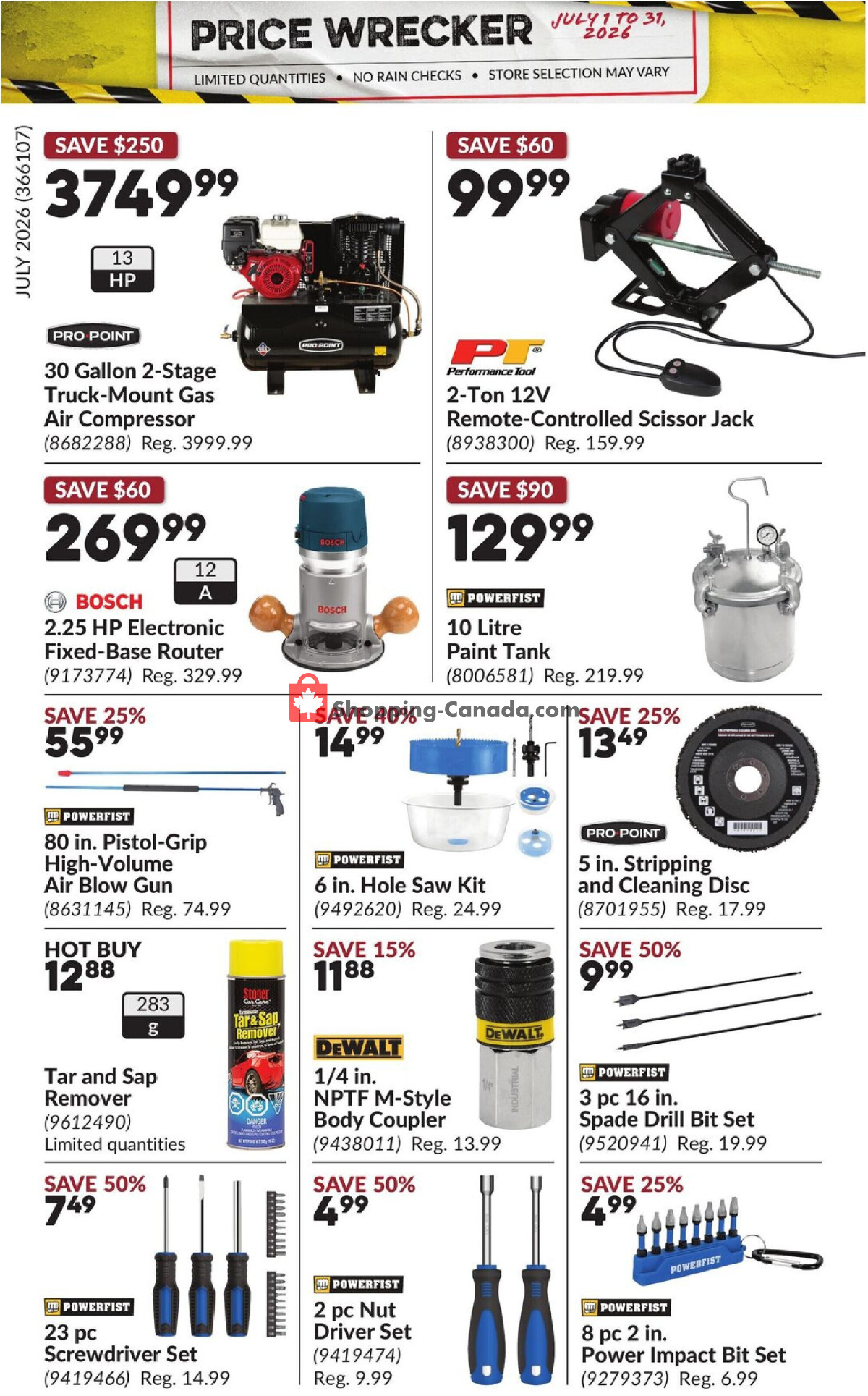 Princess Auto flyer from Wednesday July 1, 2026 to Friday July 31, 2026 - page 21