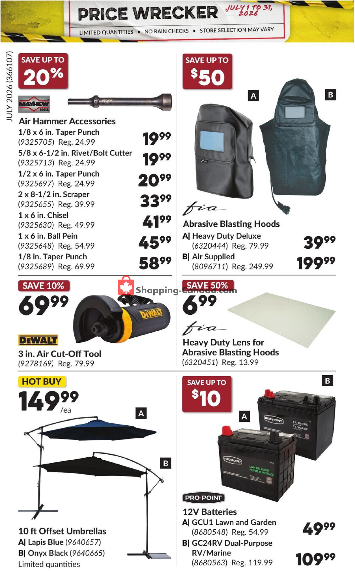 Princess Auto flyer from Wednesday July 1, 2026 to Friday July 31, 2026 - page 22