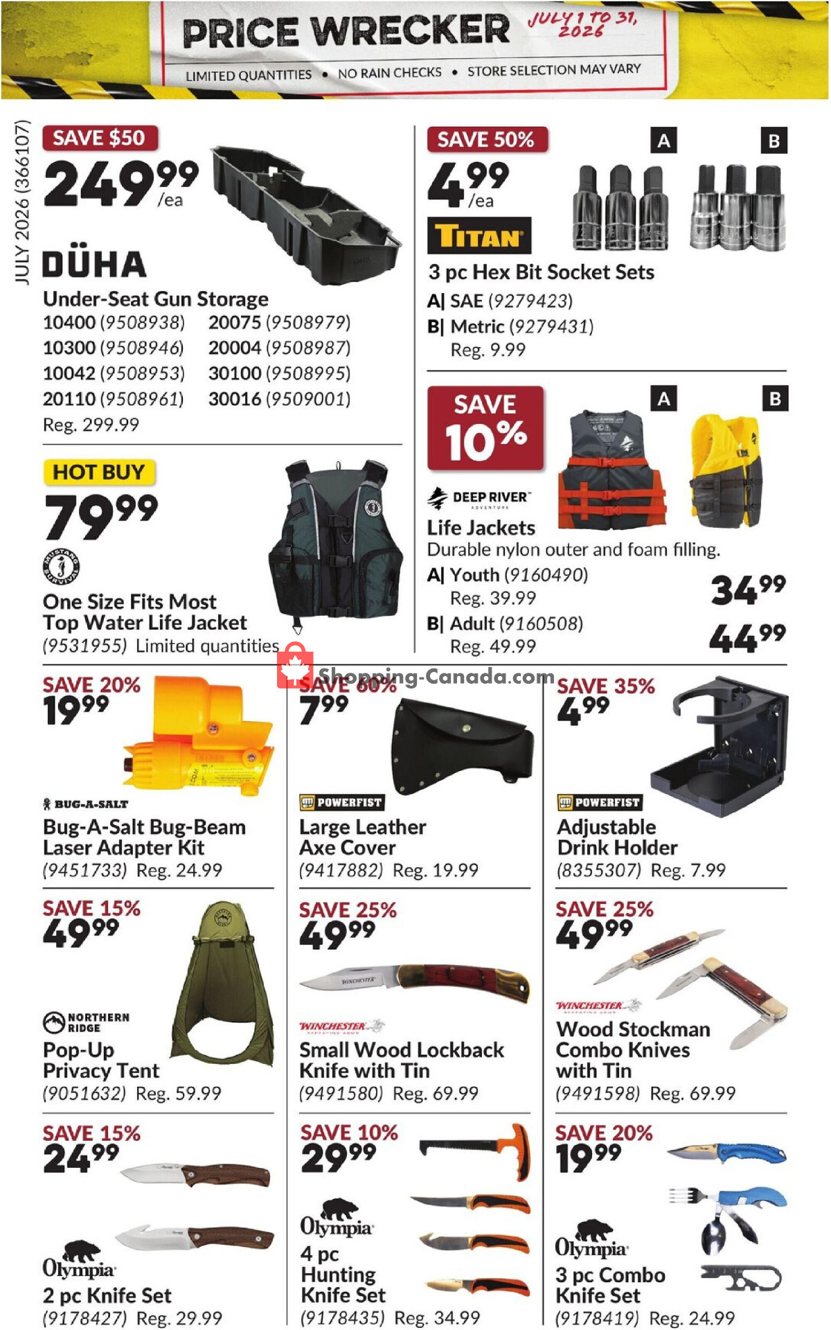 Princess Auto flyer from Wednesday July 1, 2026 to Friday July 31, 2026 - page 25